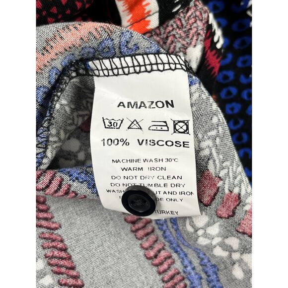 Big Dart women’s plus size 20 multicolor striped button up shirt EU 52 excellent - Picture 6 of 10